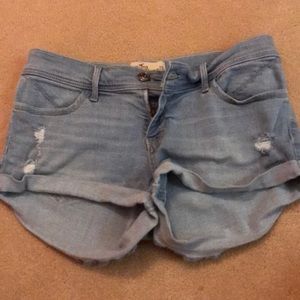 Low Rise Hollister Jean Shorts